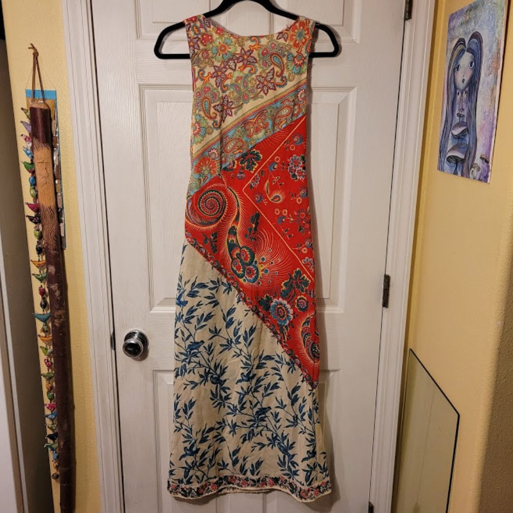 Free People Rare Festival Boho Bright Tank Dress 7